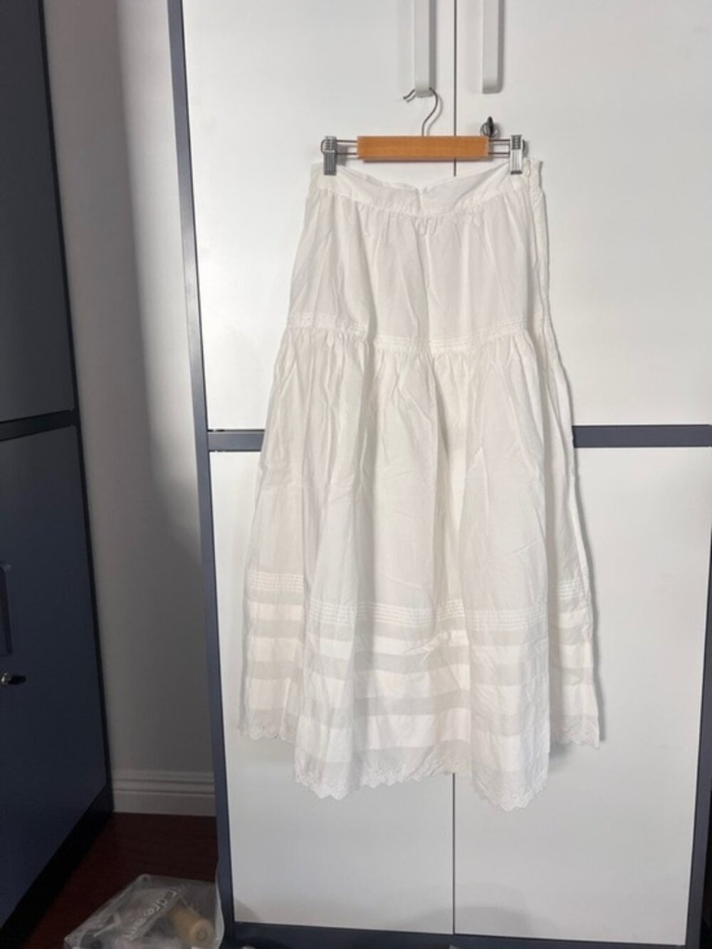 Doen White Tiered Maxi Skirt - Picture 4 of 13